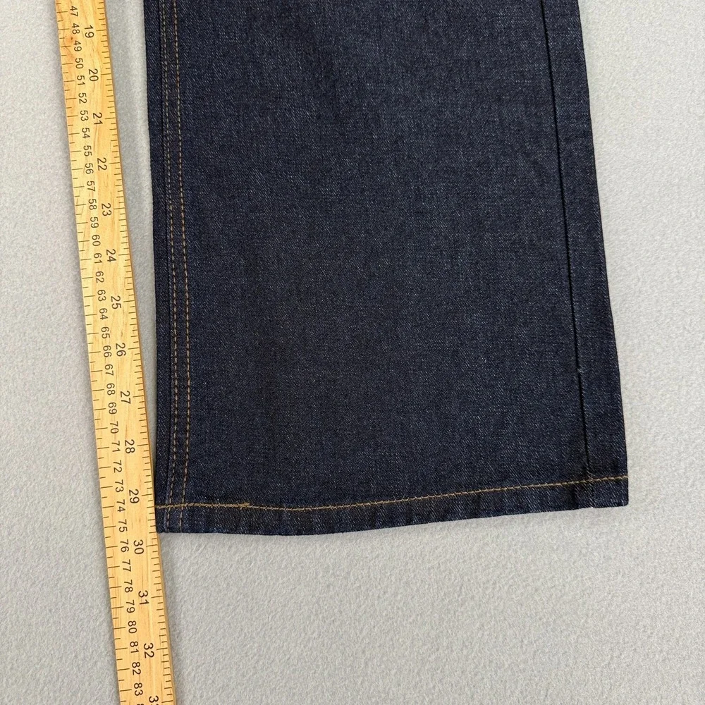 Frye Mens Slim‎ Bootcut Jeans Size 36x30 Dark Wash Casual Cotton Denim NWT